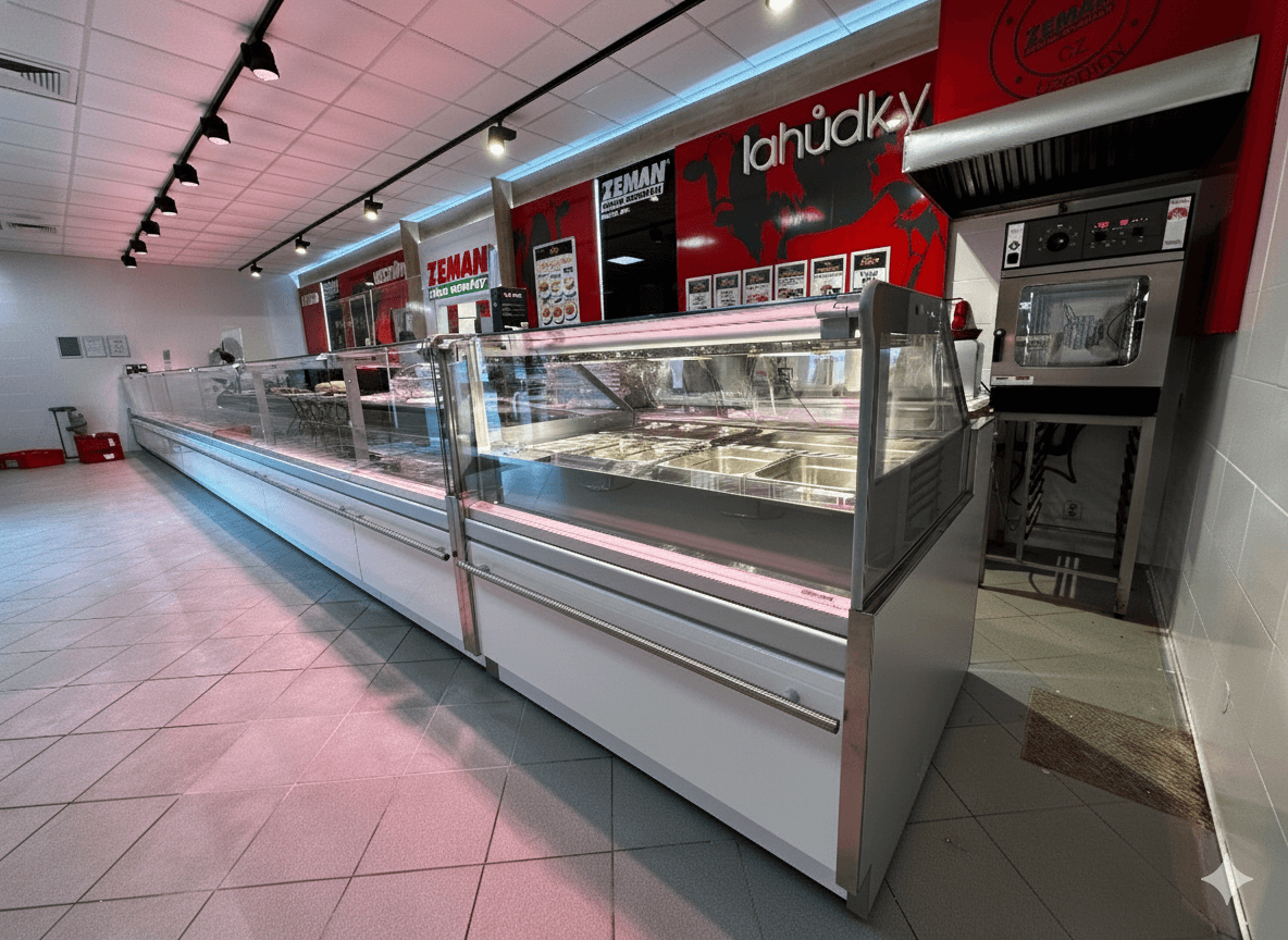 Chladicí nábytek Mariánské Lázně Řeznictví Zeman