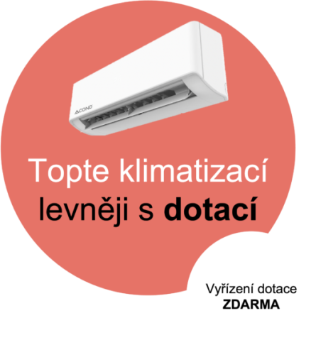 Topte klimatizací levněji s dotací